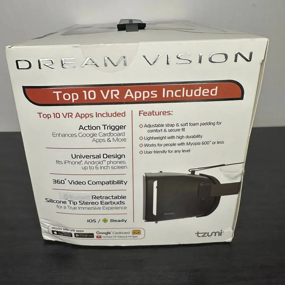 Tzumi Dream Vision Virtual Reality Headset w/ Controller w/ Killing zone VG